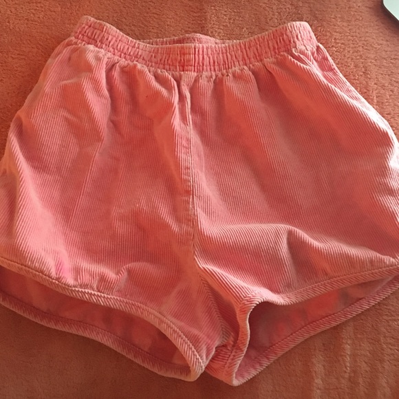 American Apparel pink high wasted shorts