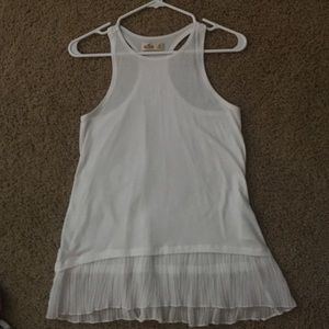 Holister white tank top (like new)