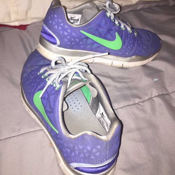 Blue and green Nike free run 5.0 - Picture 2 of 3