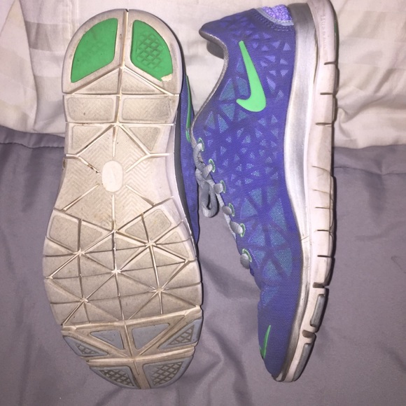 Blue and green Nike free run 5.0 - Picture 3 of 3