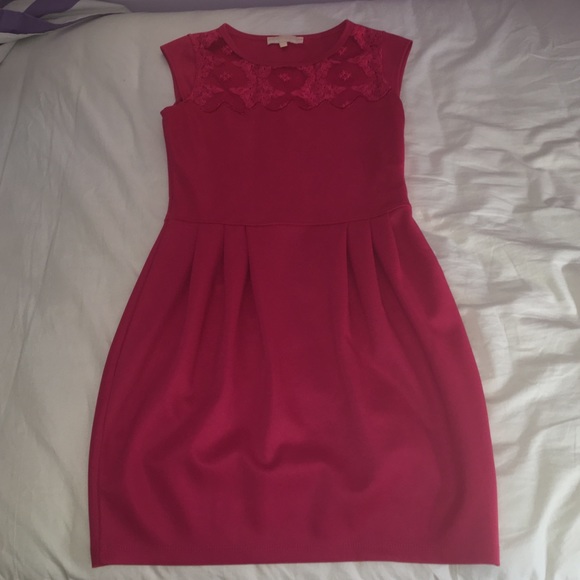 Classy pick dress!