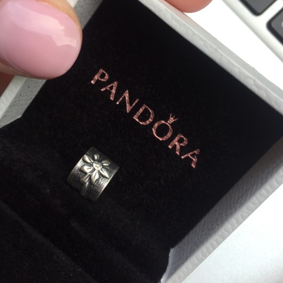 (Closet closing in 2 days)  Pandora Flower Charm