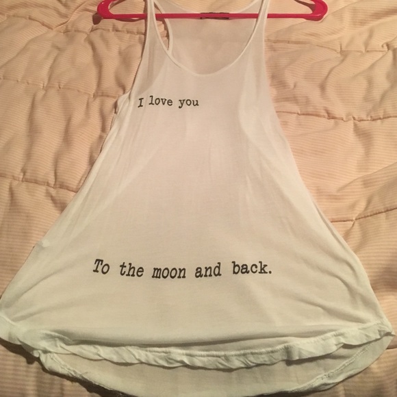 I love you Brandy Melville tank