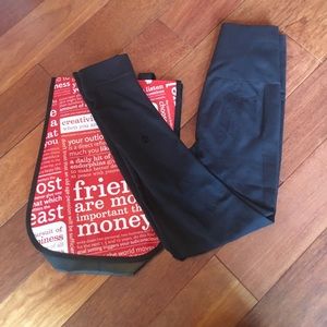 Lululemon zone in crop leggings