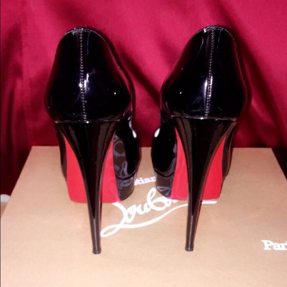 ✨Authentic Christian Louboutin Lady Peep Toe✨ - Picture 2 of 3