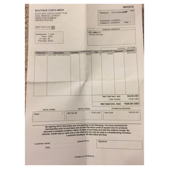 ✨Authentic Christian Louboutin Lady Peep Toe✨ - Picture 3 of 3