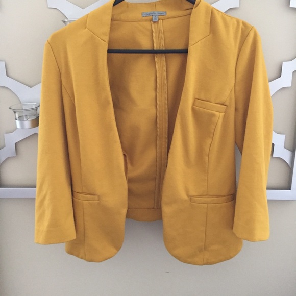 Mustard blazer