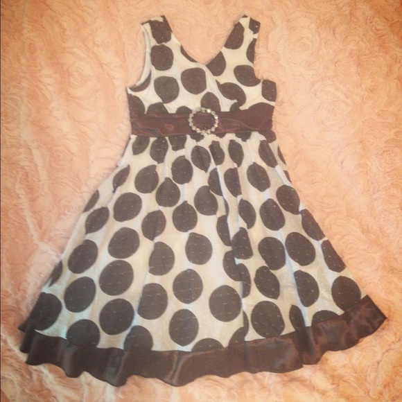 A formal poka-dot dress