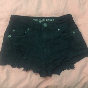American Eagle black shorts SZ 25