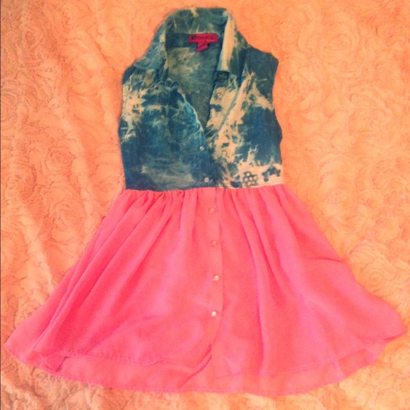 A button-up dress