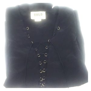 Stone cold fox black Powell blouse.