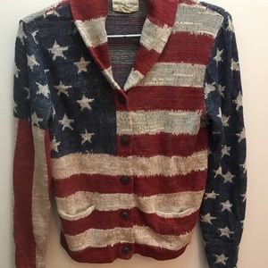 Ralph Lauren American Flag Sweater