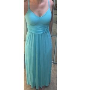 Blue maxi dress