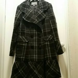 Apt. 9 Plaid Wool Coat