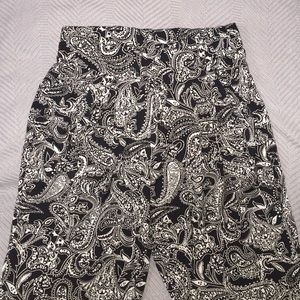 Stretchy Black and White Pants