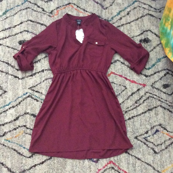 Burgundy Dress