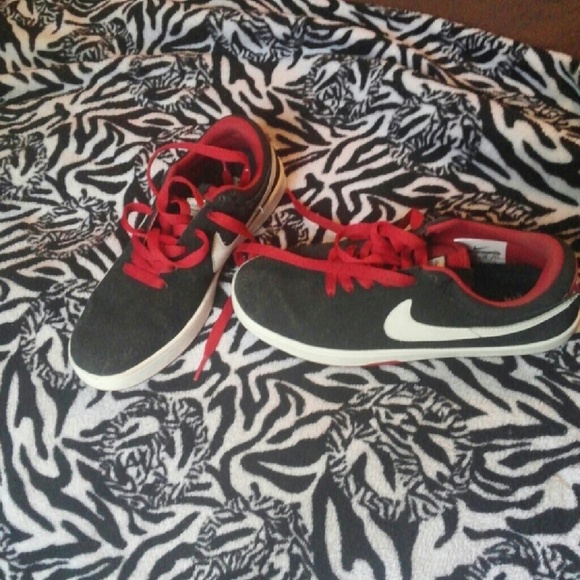 Nike suede shoes