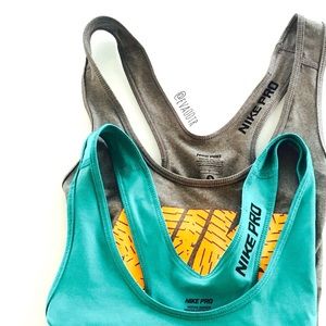 •Teal Nike dry fit racerback•