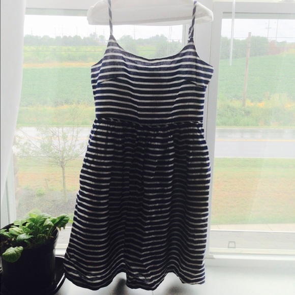 Jcrew striped sundress