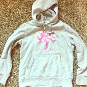 Pink tree hoodie