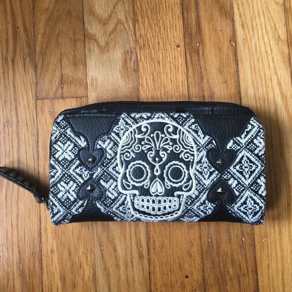 dia de los muertos wallet