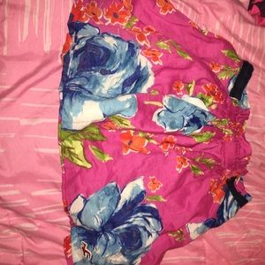 Hollister floral skirt