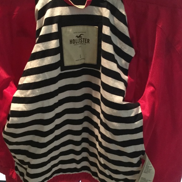 Hollister pink windcoat size S