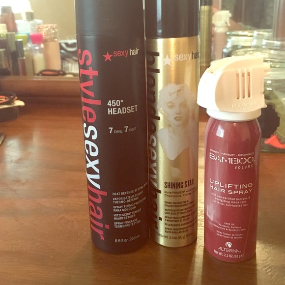 Sexy hair and bamboo hair products