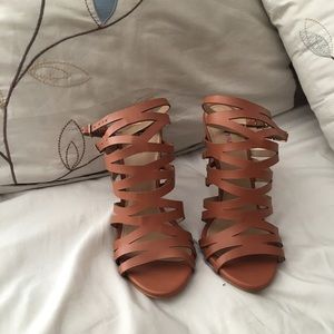 JustFab heeled sandals Size 8