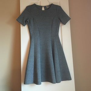 ASOS fall skater dress (gray)