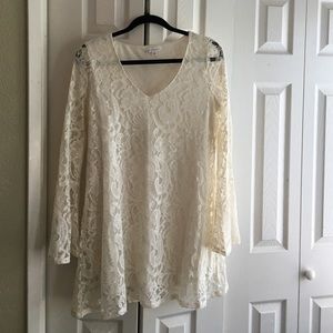 NWOT Socialite Mini Lace Dress!