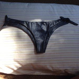 Beach Bunny silver bikini bottoms