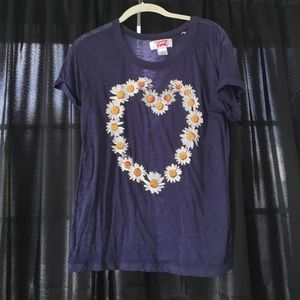 Sheer graphic tee