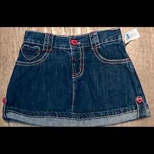 🎉NEW ITEM!🎉 Toddler Girl Sweetheart Denim Skirt