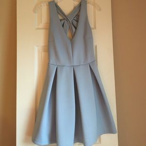 ASOS fitted low cute strappy back dress