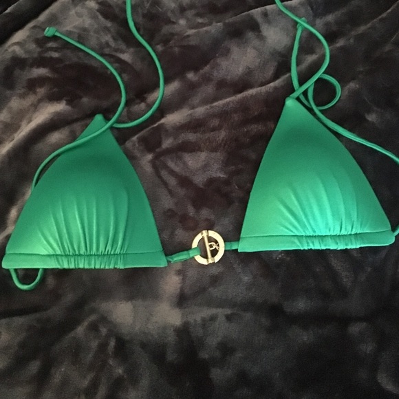 Green bikini top