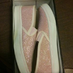 Eddie Marc kids pink sparkly shoes, new in box