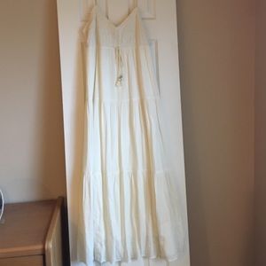 American Eagle White Maxi Dress