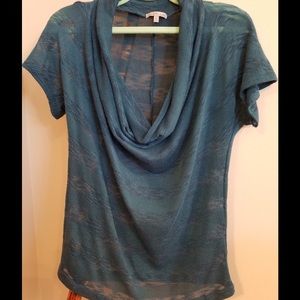 Large Sheer Striped Sweater