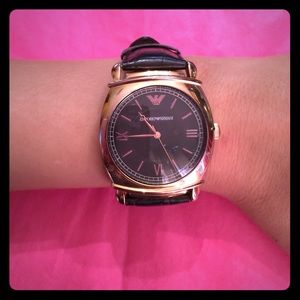 Emporio Armani black watch