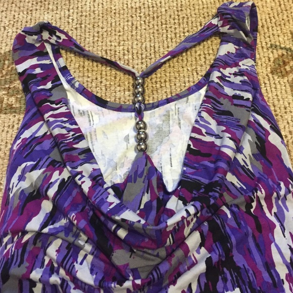 Kenneth Cole Reaction Tank Top with awesome back! - Picture 3 of 4