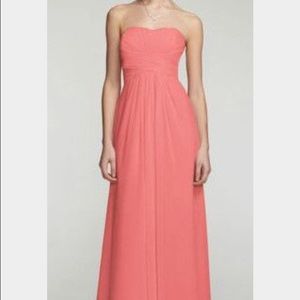 Coral Chiffon Bridesmaid dresses