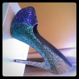 Glitter heels