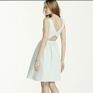 "Petal" Pink dress with beaded neckline