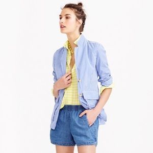 J. Crew Drapey Chambray Shorts