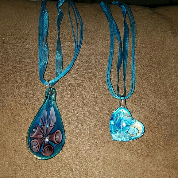 Italian glass necklaces