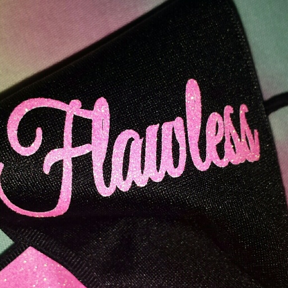 Pink & Black Flawless 3" Cheer Bow - Picture 2 of 4