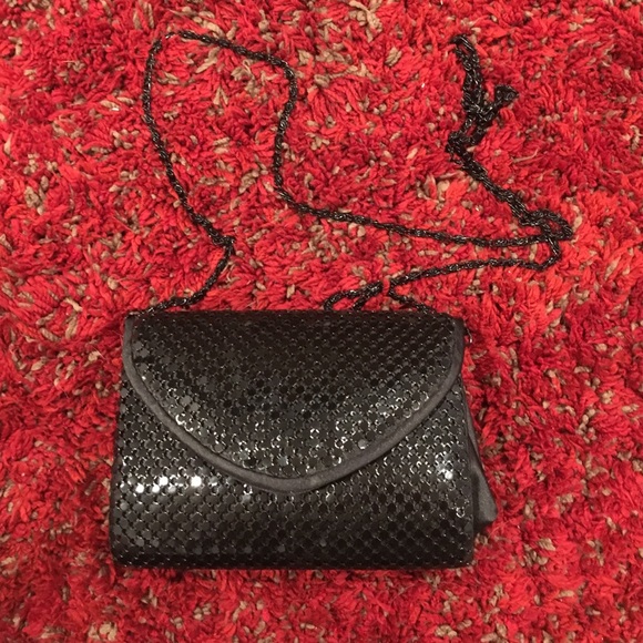 Black Sparkle Crossbody Bag
