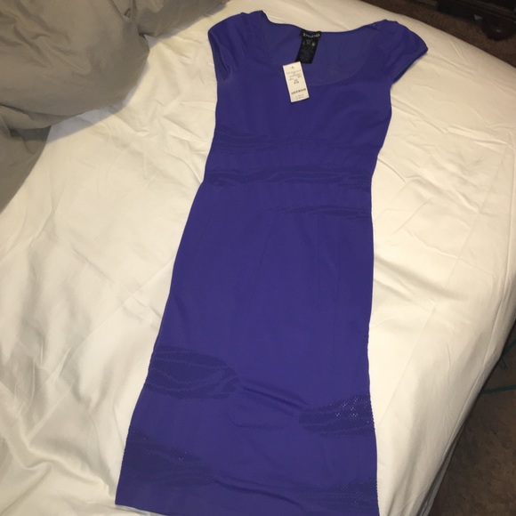 Bebe dress with mesh detail
