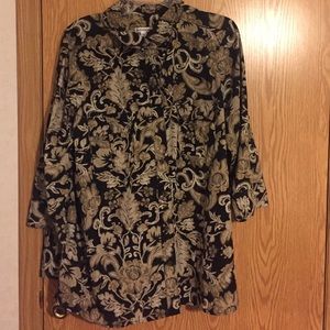 Croft and Barrow woven top